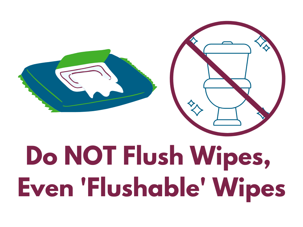 Do Not Flush Wipes, Even 'Flushable' Wipes