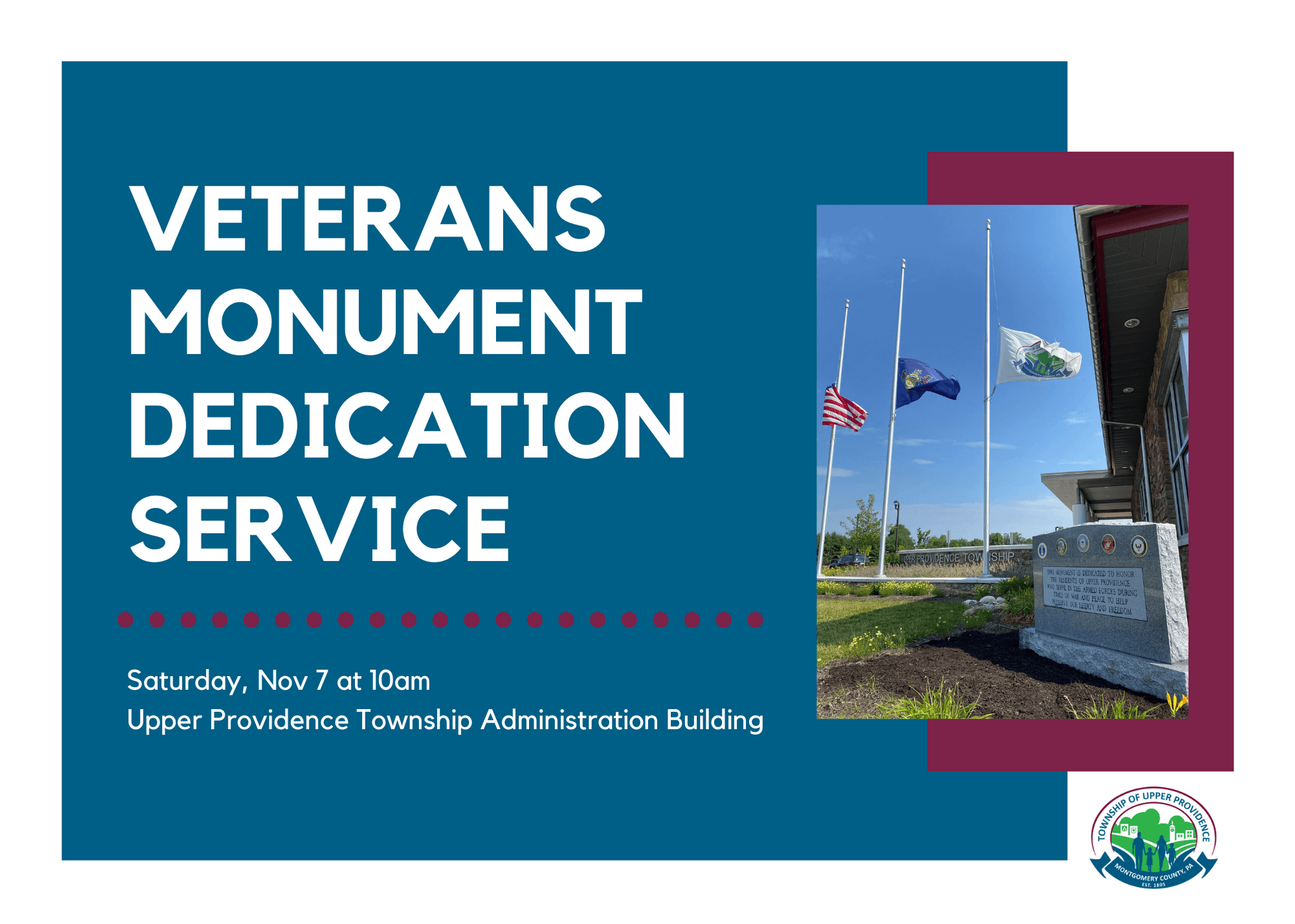 Veterans Monument Dedication Service