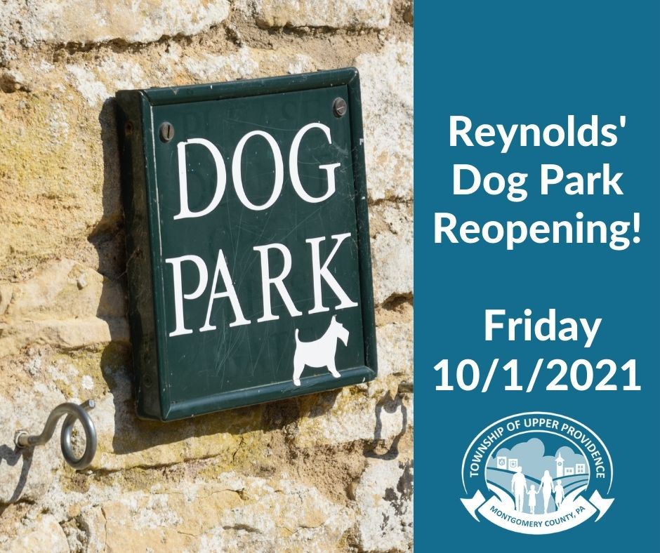 Dog Park Reopening FB
