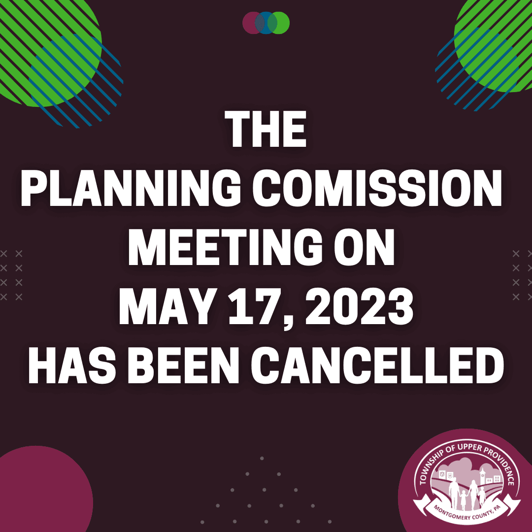 May 17 Planning commission meeting cancelled.