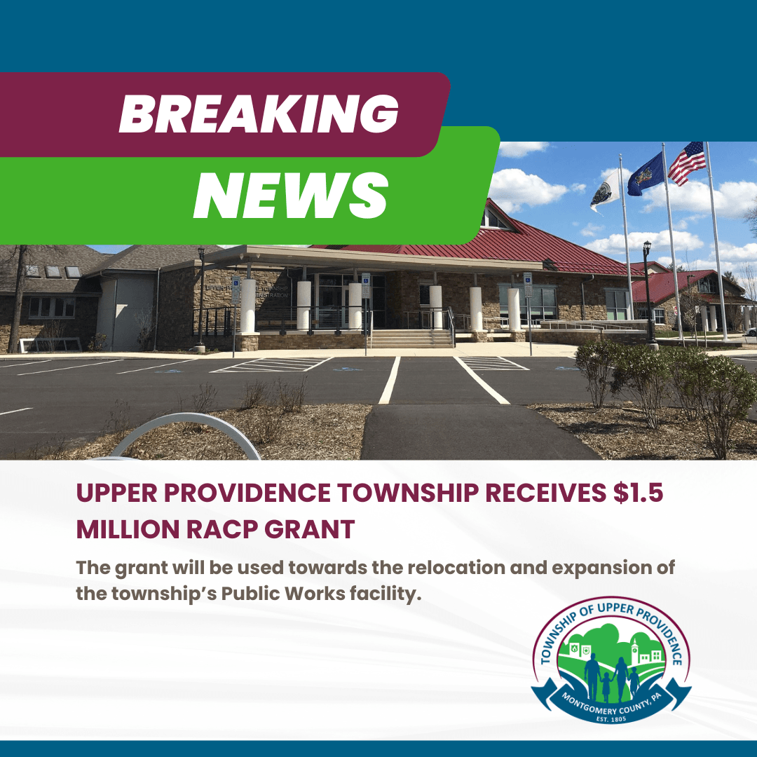 Upper Providence Township Receives grant