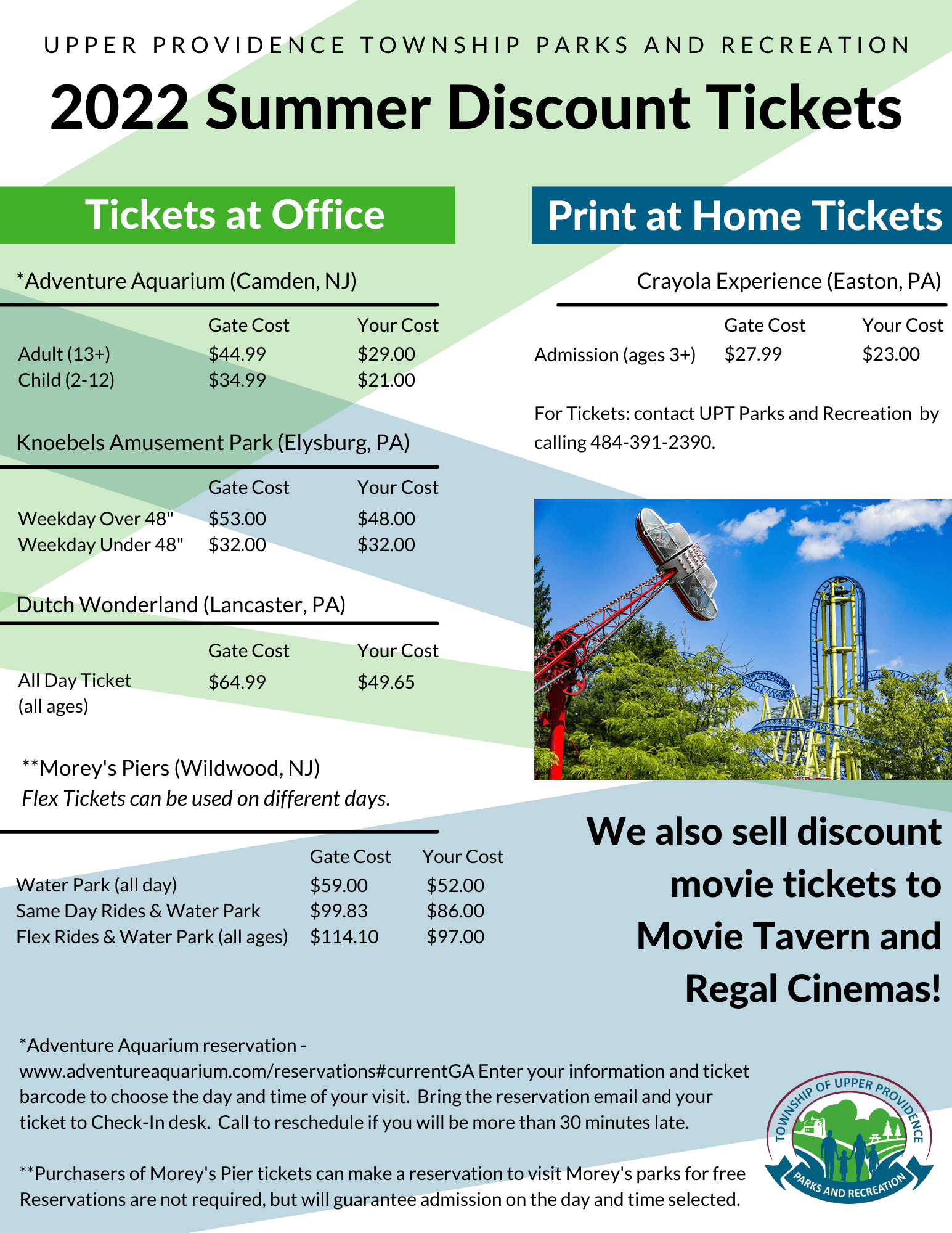 ticket info for staff