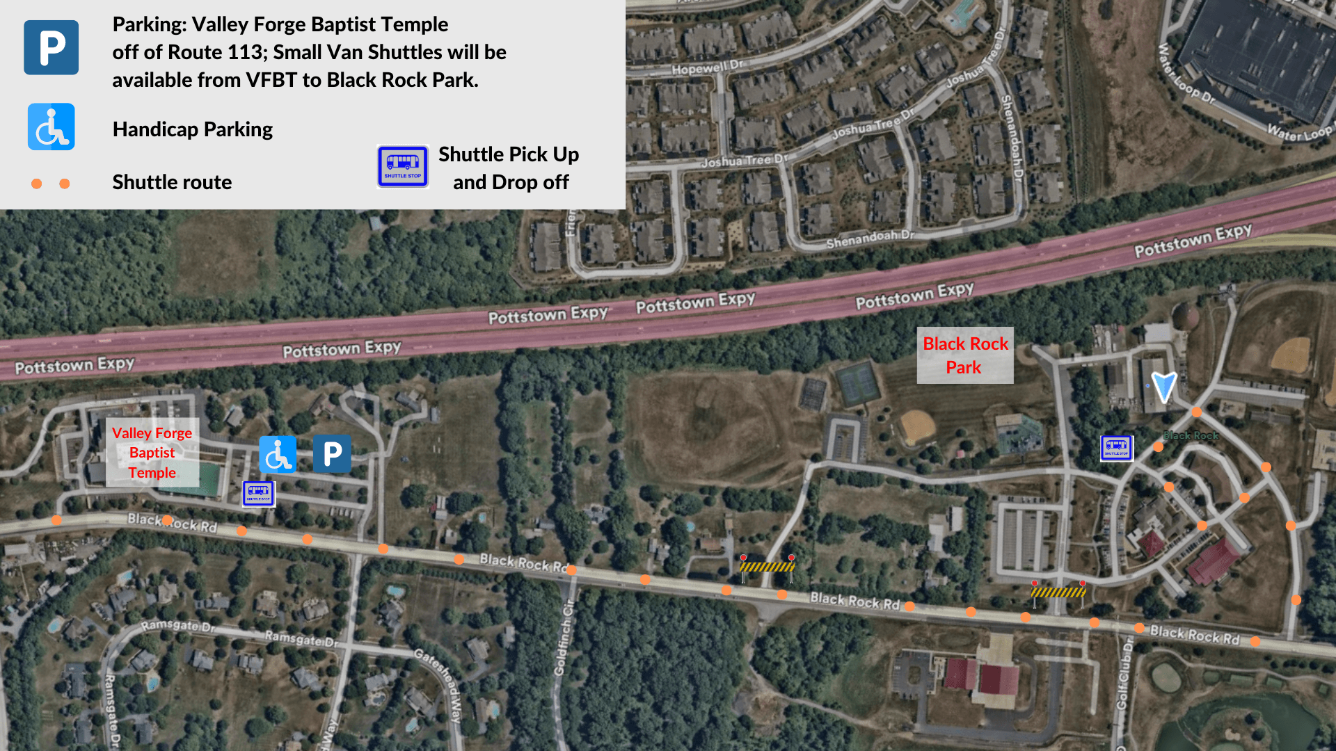 2024 VALLEY FORGE BAPTIST TEMPLE PARKING